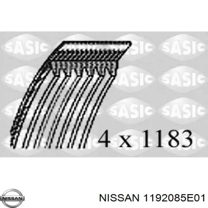 Клиновий ремінь Nissan/Infiniti 1192085E01 ціна, від 7.16 USD