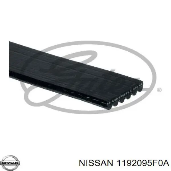 1192095F0A Nissan ремінь приводний, агрегатів