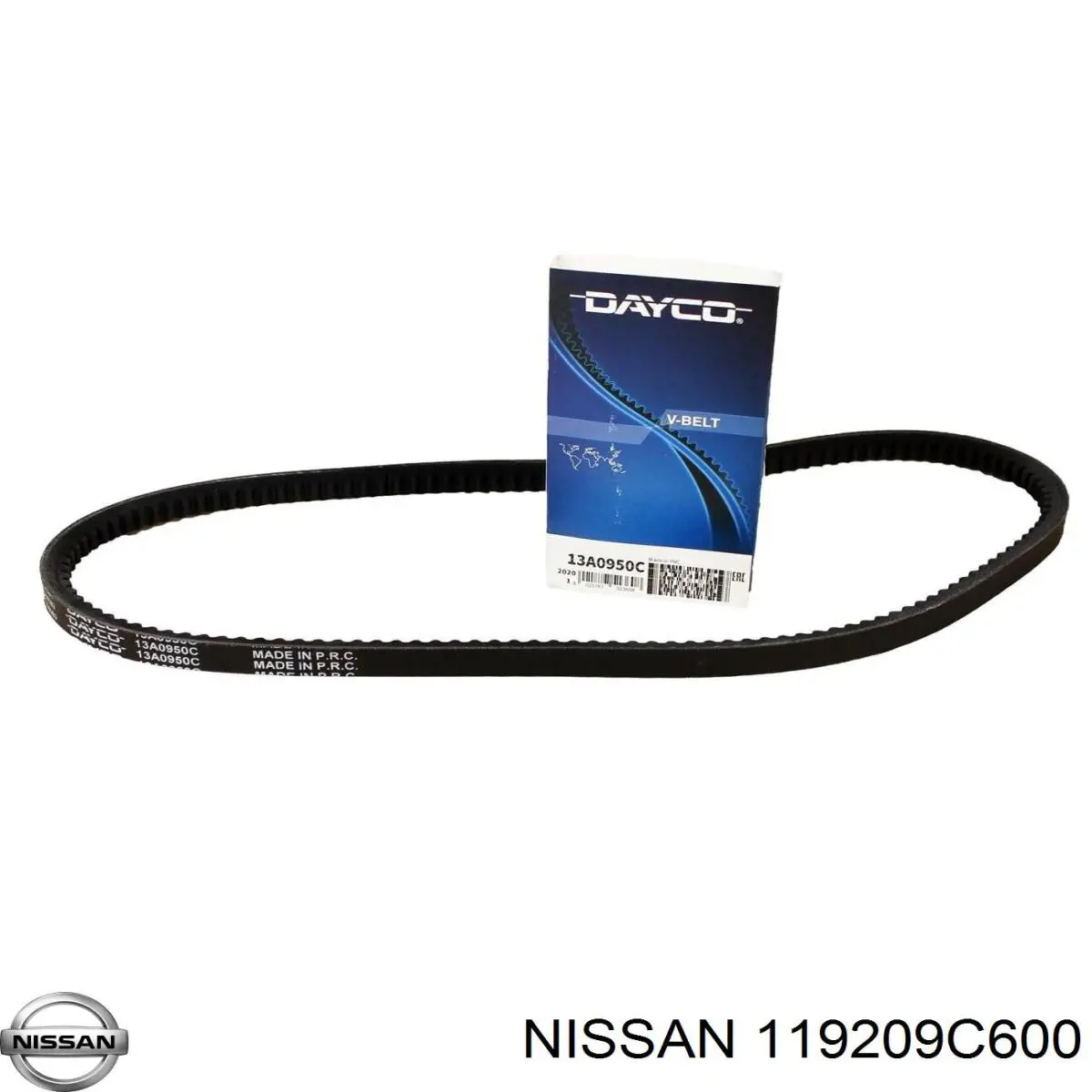 Купити 119209C600 Nissan/Infiniti Ремінь генератора