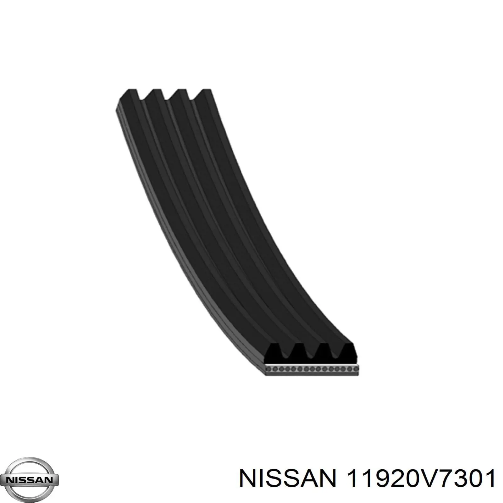 Клиновий ремінь Nissan/Infiniti 11920V7301 ціна, від 5.09 USD