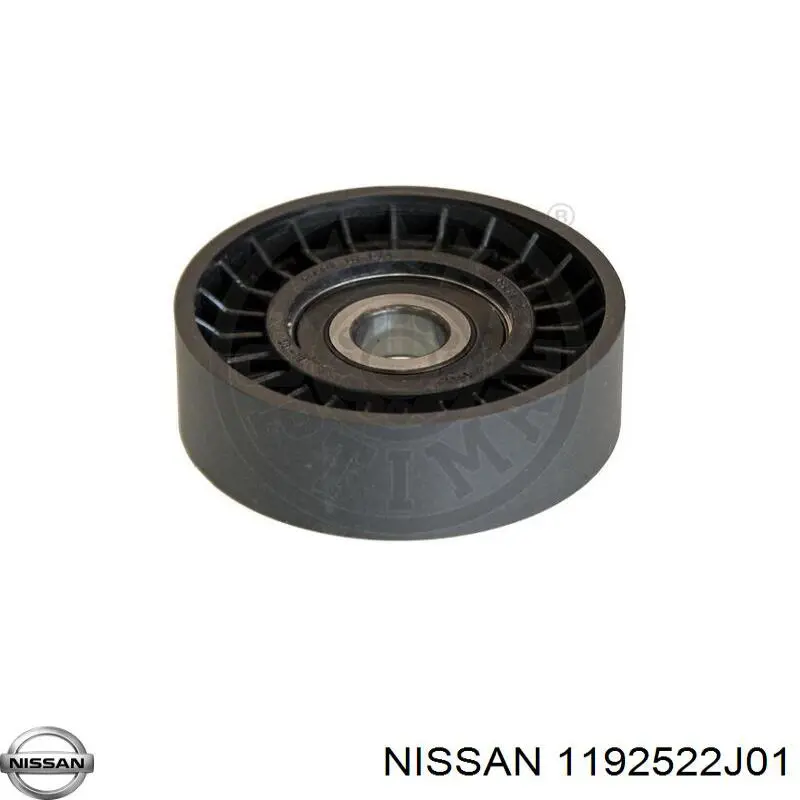 1192522J01 Nissan ролик приводного ременя, паразитний
