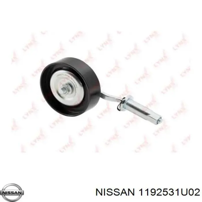 1192531U02 Nissan/Infiniti Ролик натяжителя ременя агрегатів