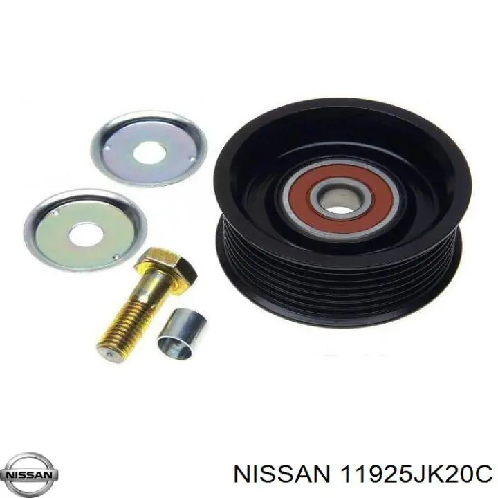 Ролик приводного ременя, паразитний Nissan/Infiniti 11925JK20C ціна, від 26.77 USD