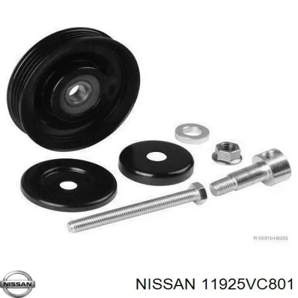 11925VC801 Nissan ролик натягувача приводного ременя