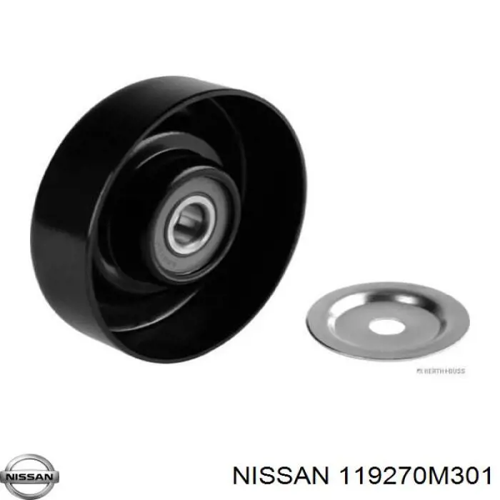 119270M301 Nissan ролик натягувача приводного ременя