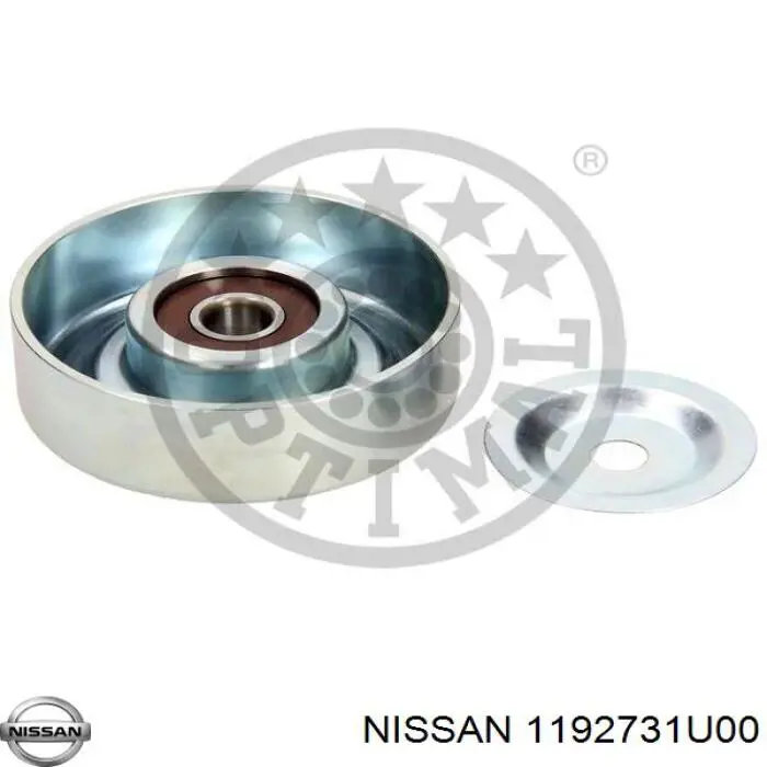1192731U00 Nissan ролик натягувача приводного ременя