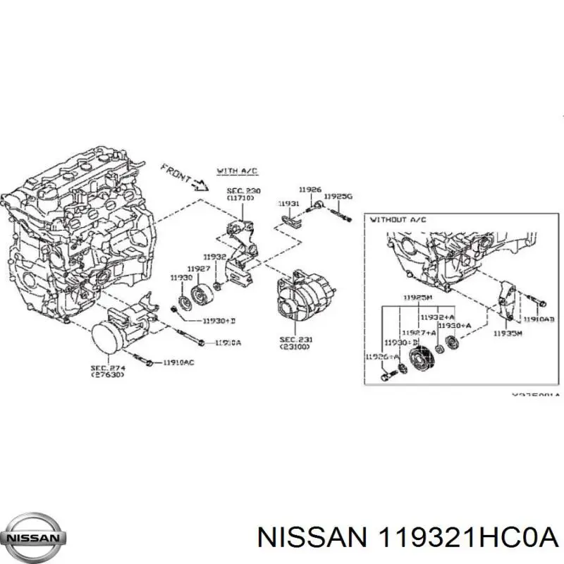 119321HC0A Nissan/Infiniti 