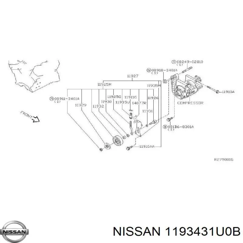 1193431U0B Nissan/Infiniti 