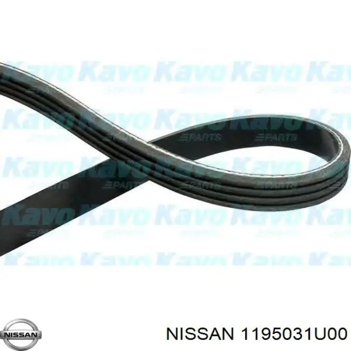 Клиновий ремінь Nissan/Infiniti 1195031U00 ціна, від 5.52 USD