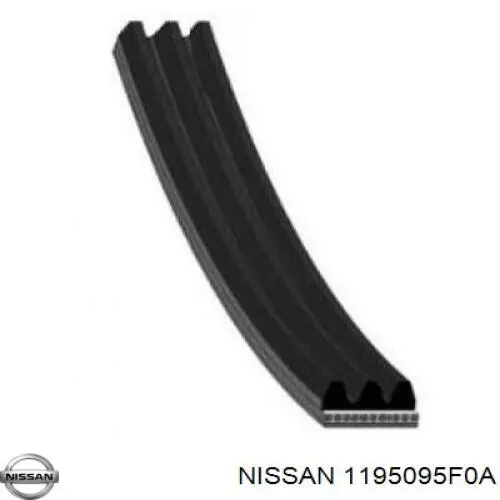 Купити 1195095F0A Nissan/Infiniti Ремінь генератора