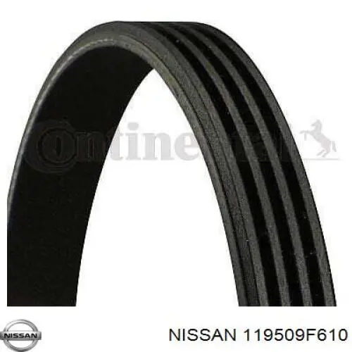 Клиновий ремінь Nissan/Infiniti 119509F610 ціна, від 6.00 USD