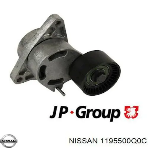 1195500Q0C Nissan натягувач приводного ременя
