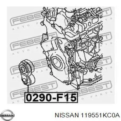 119551KC0A Nissan/Infiniti Натяжна планка поліклинового ременя