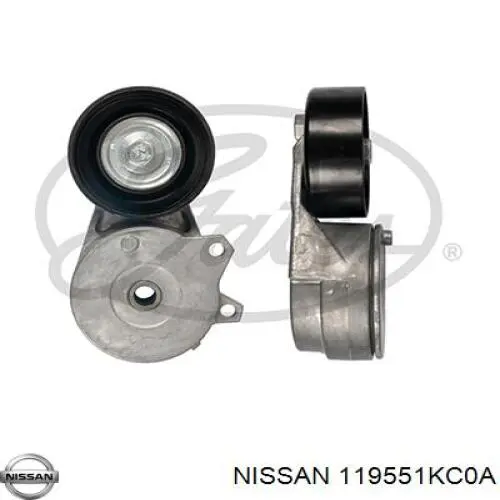 Натягувач приводного ременя Nissan/Infiniti 119551KC0A ціна, від 24.06 USD