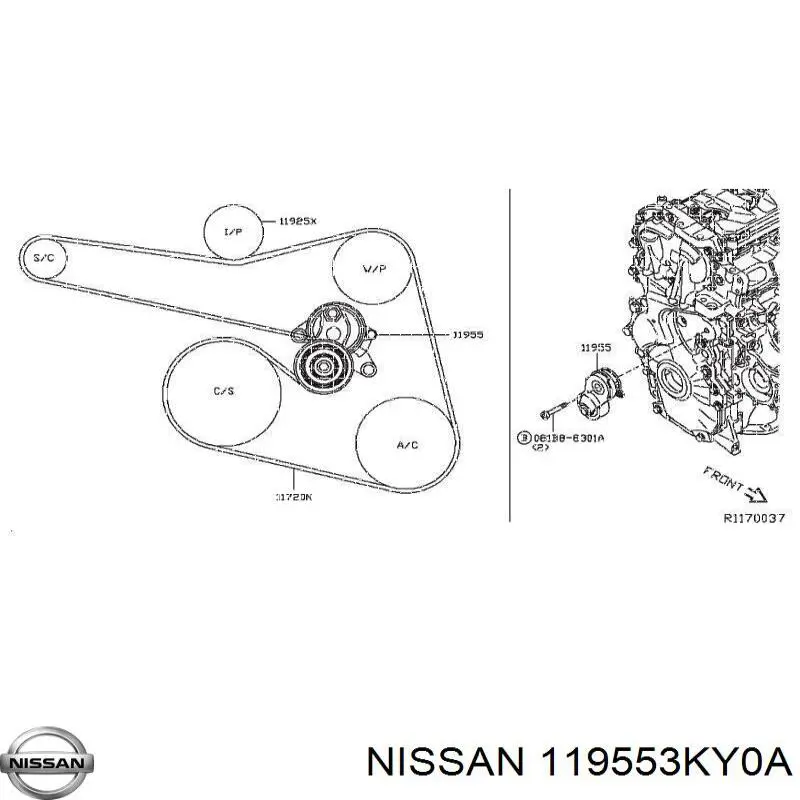  119553KY0A Nissan