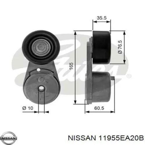 Натягувач приводного ременя Nissan/Infiniti 11955EA20B ціна, від 17.33 USD