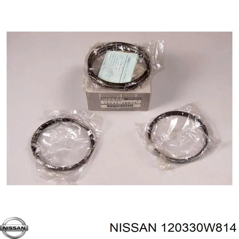 Кільця поршневі комплект на мотор, STD. Nissan Cabstar NT400 (F24M) (Нісан Кабстар)