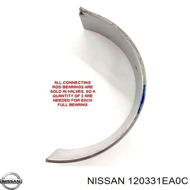 Кільця поршневі на 1 циліндр, STD. NISSAN 120331EA0A
