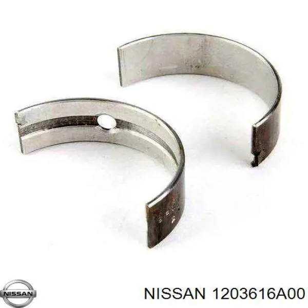 1203616A00 Nissan кільця поршневі комплект на мотор, 2-й ремонт (+0,50)