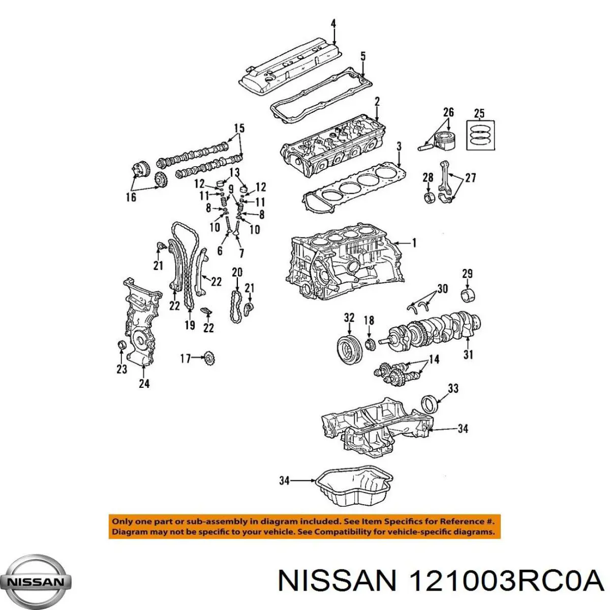 Шатун поршня ДВЗ Nissan/Infiniti 121003RC0A ціна, від 31.67 USD