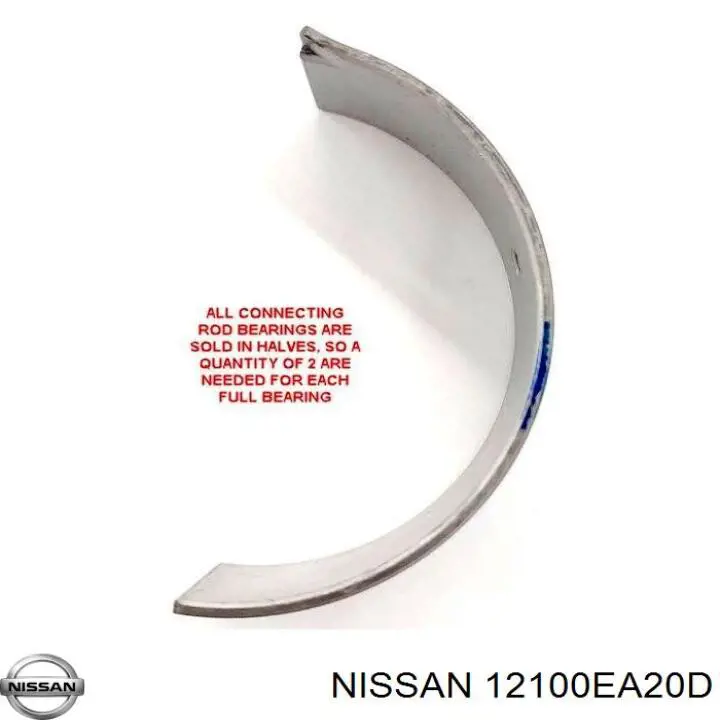121009BT0A Nissan шатун поршня двигуна