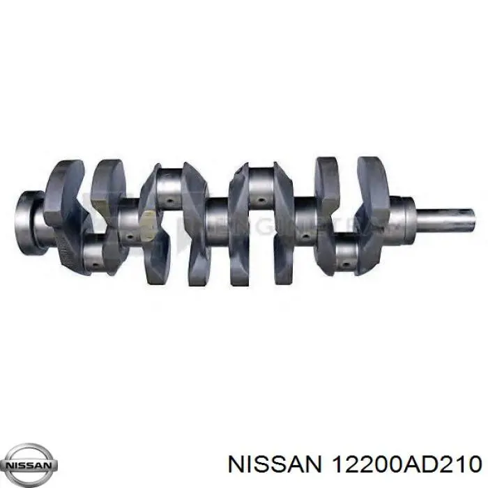 12200AD21A Nissan колінвал двигуна