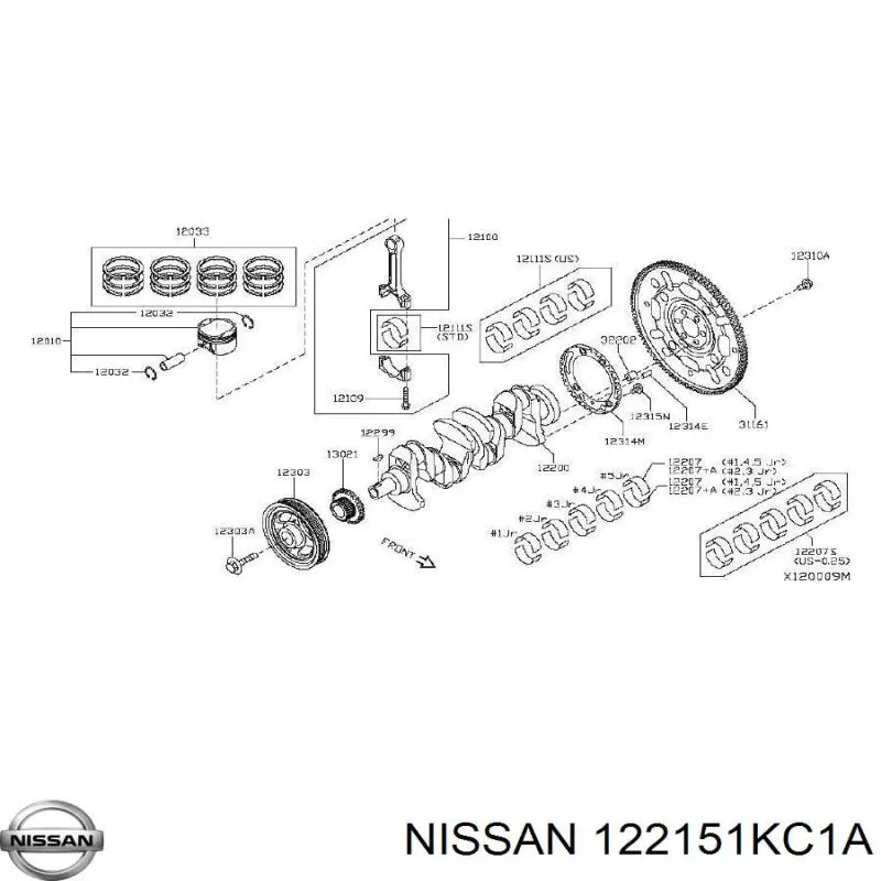 122151KC1A Nissan/Infiniti 