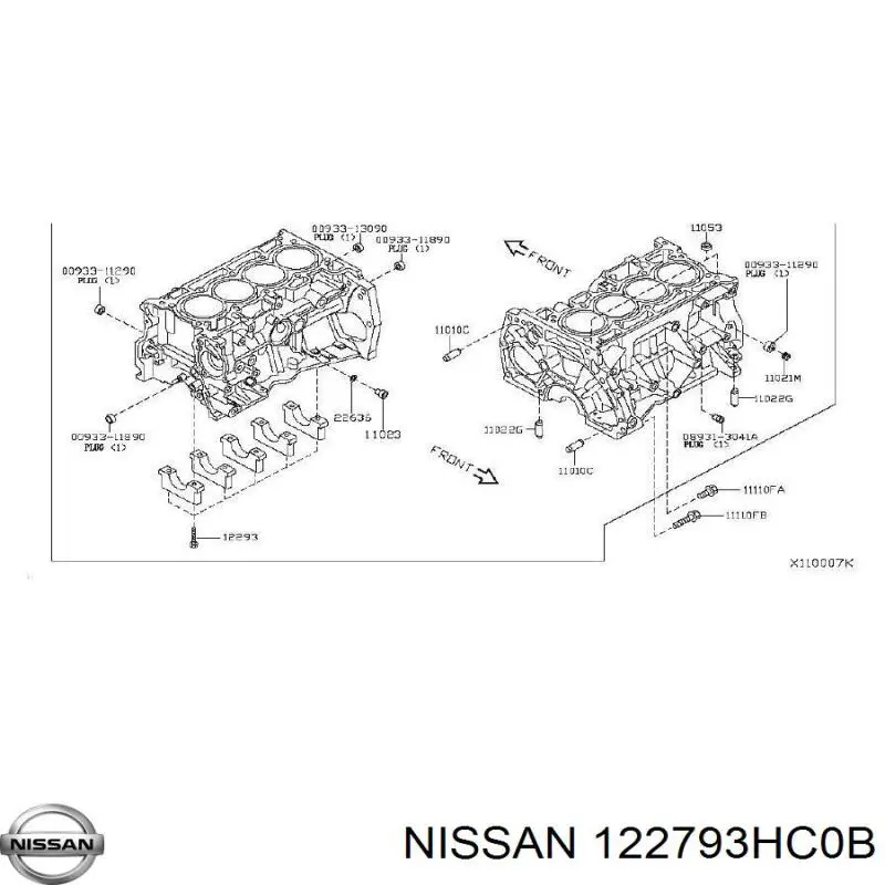 Купити 122793HC0B Nissan/Infiniti 