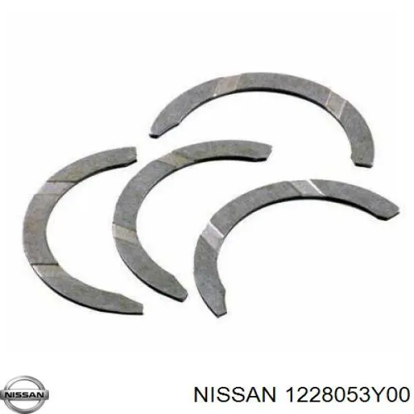 1228053Y00 Nissan півкільце підпірне (розбігу колінвала, STD, комплект)