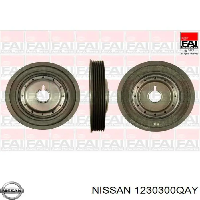 Купити 1230300QAY Nissan/Infiniti Шків колінчастого вала