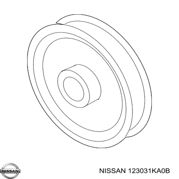 123031KA0B Nissan/Infiniti Демпфер колінвалу