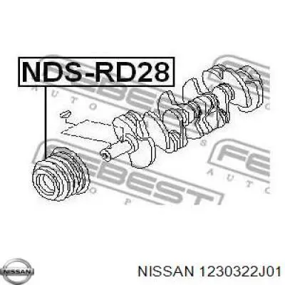 Шків колінвала (демпфер ) Nissan/Infiniti 1230322J01 ціна, від 75.99 USD