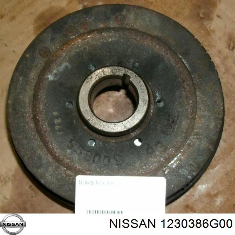 1230386G00 Nissan шків колінвала