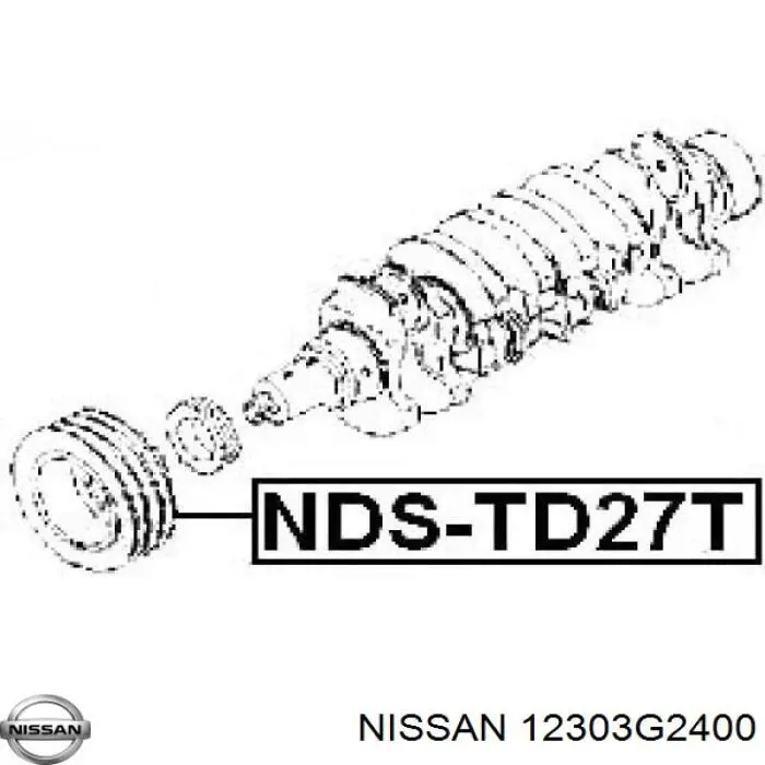 12303G2400 Nissan 