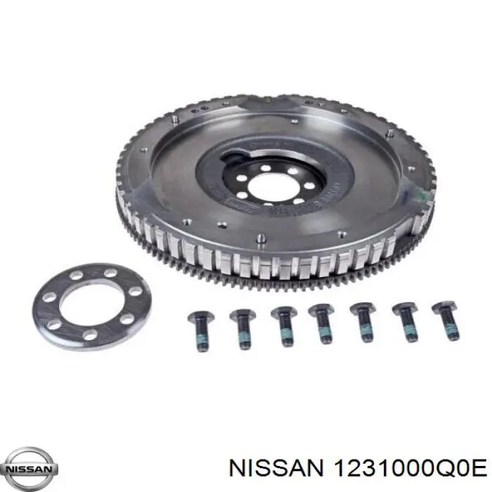 Купити 1231000Q0E Nissan/Infiniti Маховик із зубчастим ободом в зборі