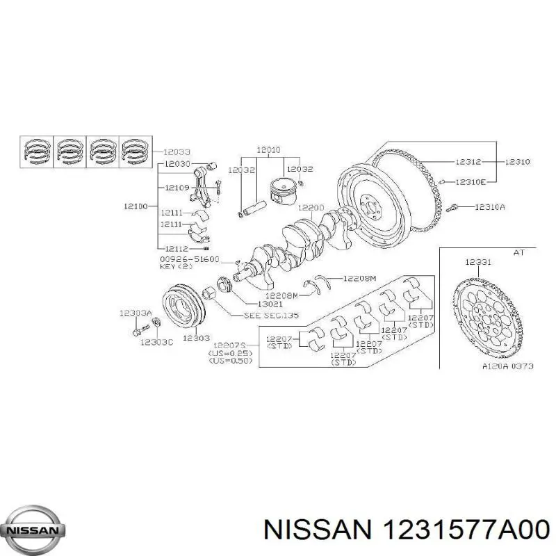  1231577A00 Nissan