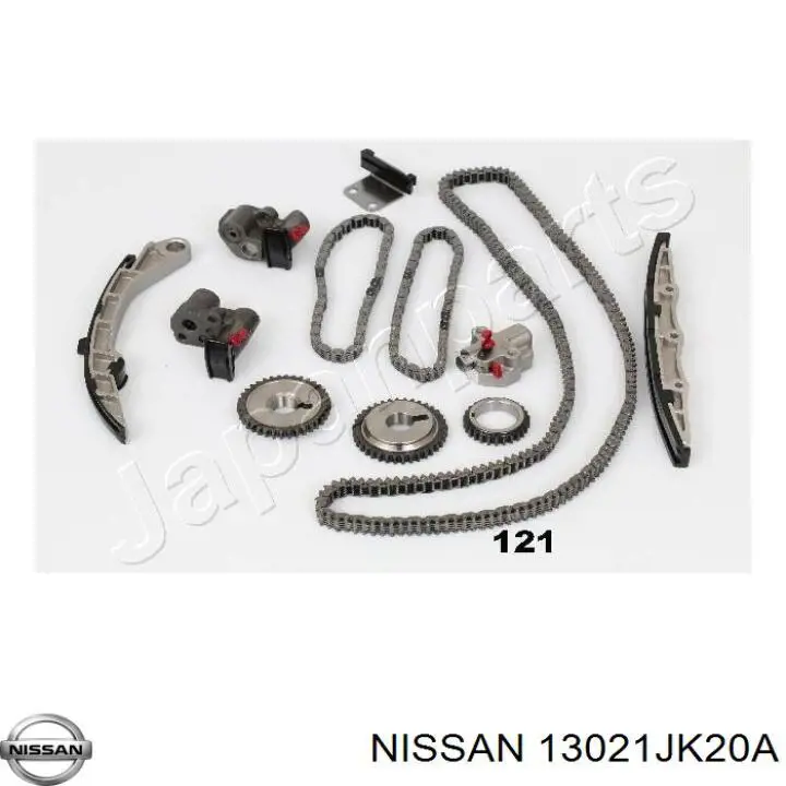 13021JK20A Nissan зірка-шестерня приводу коленвалу двигуна