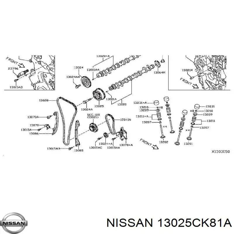 Купити 13025CK81A Nissan/Infiniti Шестерня фазорегулятора