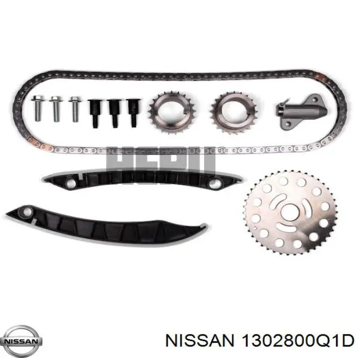 Ланцюг ГРМ, комплект 1302800Q1D Nissan