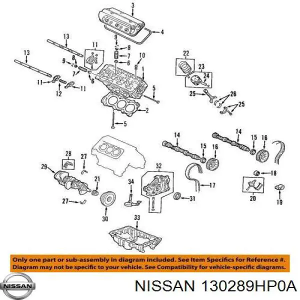 130289HP0A Nissan/Infiniti Ланцюг приводу распредвала