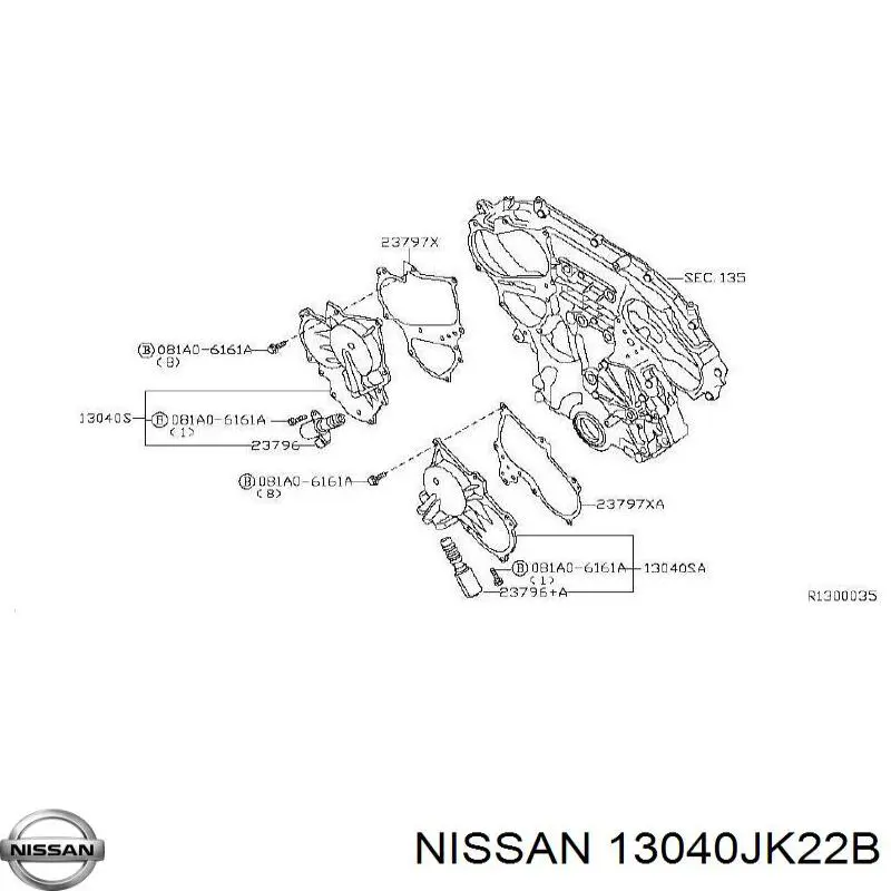  13040JK22B Nissan