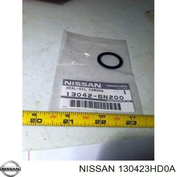 130423HD0A Nissan сальник распредвала двигуна, передній