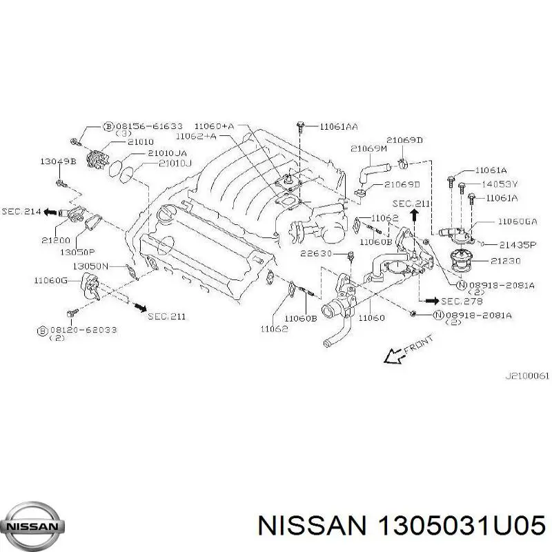  1305031U05 Nissan