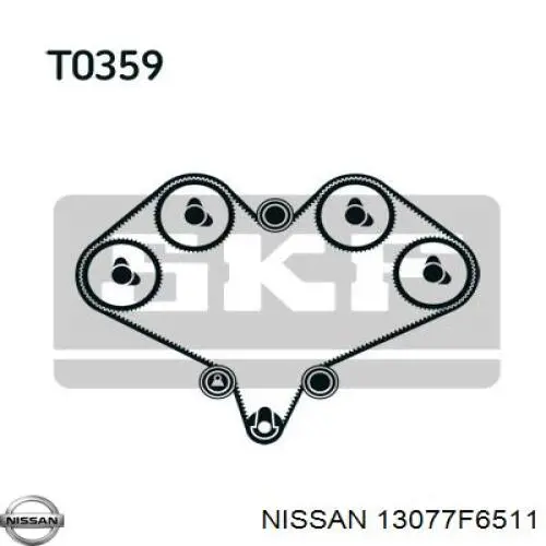  13077F6511 Nissan