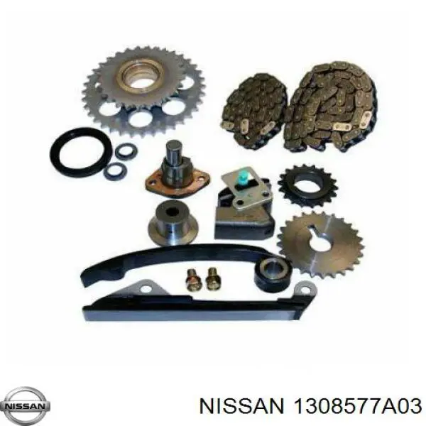 Заспокоювач ланцюга ГРМ, лівий Nissan/Infiniti 1308577A03 ціна, від 16.00 USD