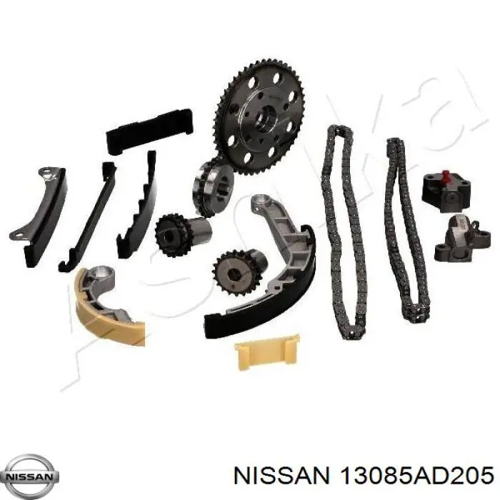 13085AD205 Nissan заспокоювач ланцюга грм, правий