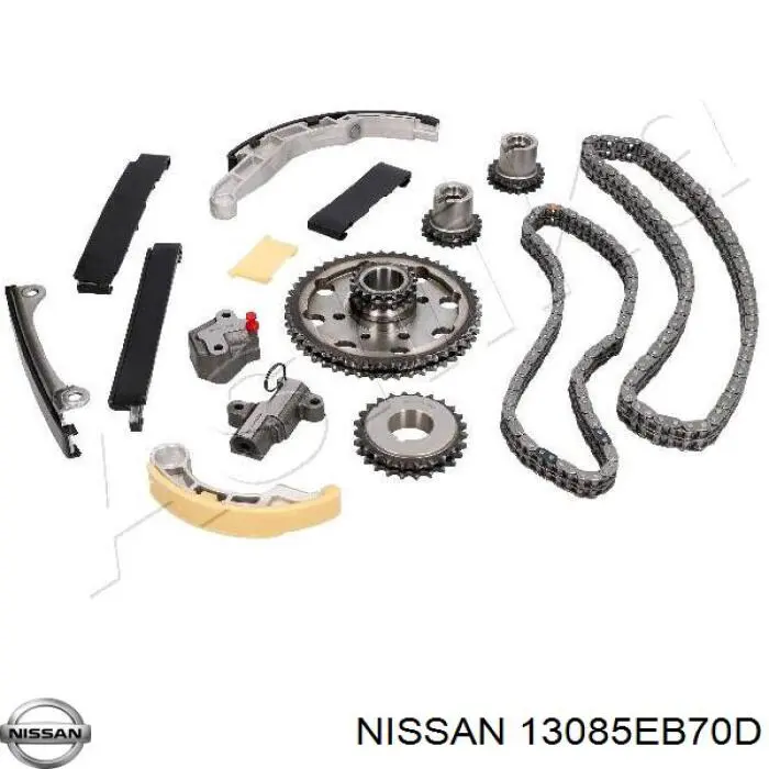 13085EB70D Nissan заспокоювач ланцюга грм, верхній правий гбц