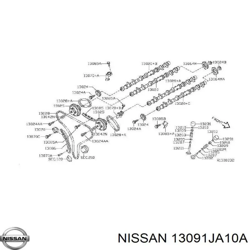  13091JA10A Nissan