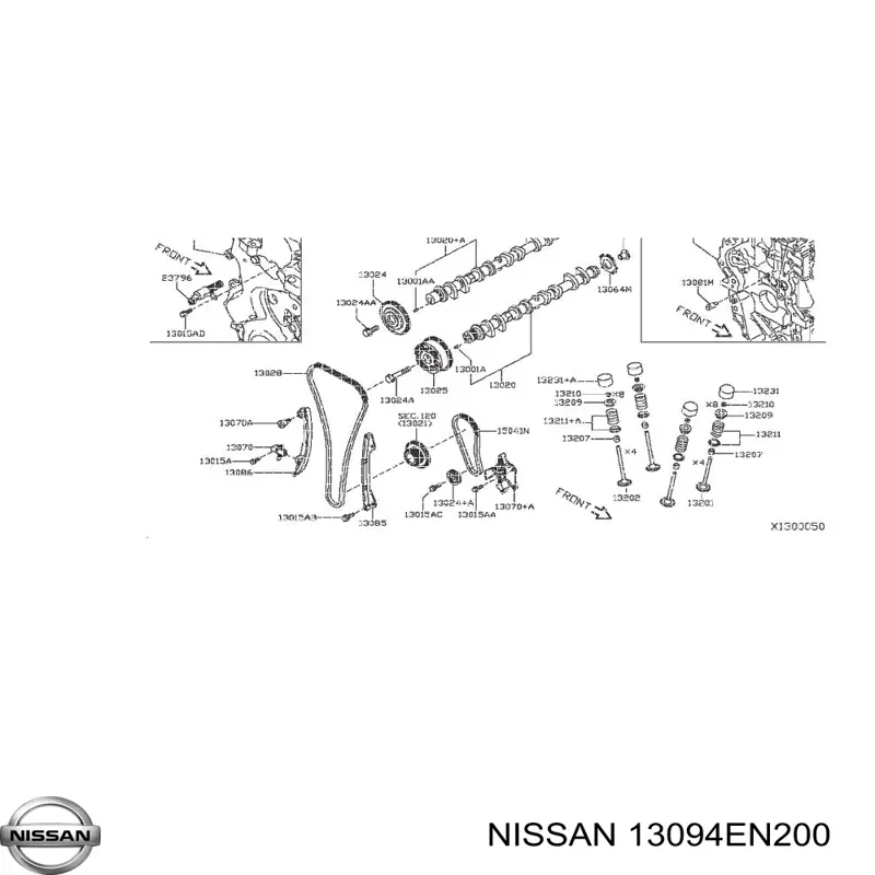  Nissan/Infiniti 13094EN200 ціна, від 3.57 USD