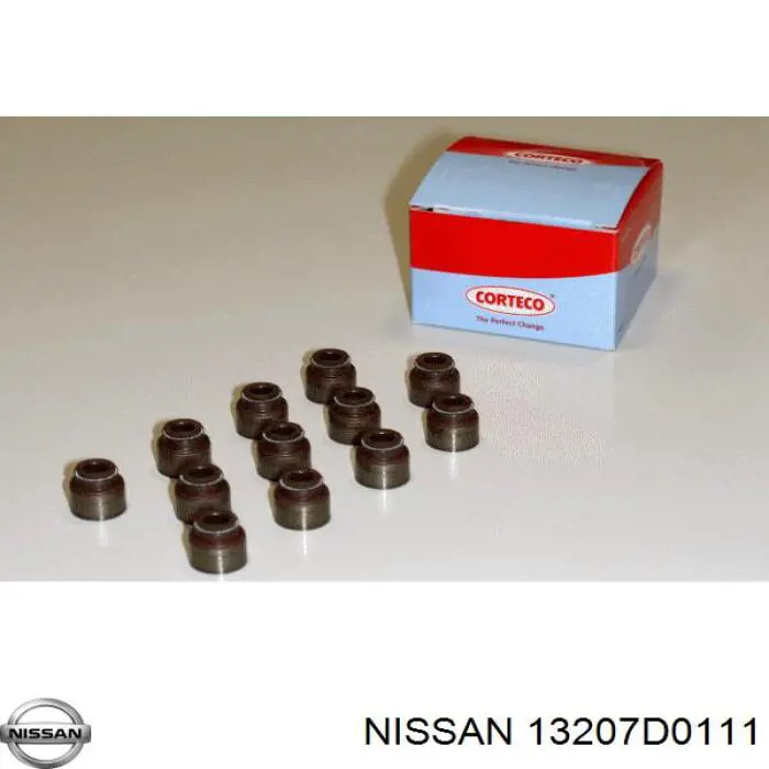 13207D0111 Nissan сальник клапана (маслознімний, впуск/випуск)